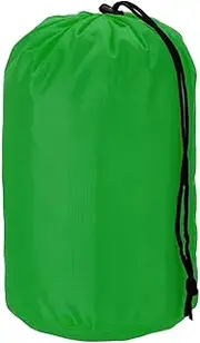 uxcell Stuff Sack, Nylon Waterproof Storage Sacks Portable Drawstring Dry Stuff Bag Gear Organization with Toggle, 5x10Inch Fit for Backpacking Camping Traveling Hiking(Green)