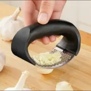 Kitchen Garlic Press Stainless Steel Crusher Mincer Chopper Potato MASHER Aide