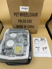 Hobey hove Adjustable Foldable Pet(Dog) wheelchair PW-ZD-XXS