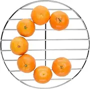 Cooking Grate | Round Baking Rack,Barbecue Grill Grid Stainless Steel Tray for Camping Kitchen Pot Picnic Stoves Roasting Backyard Outdoor Steamers Garden Steaming