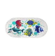 Kids Children Non-Slip Anti-Slip Rubber Sucker Bathtub Bath Shower Mat- Sea Theme