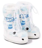 [Moon Boot Kids] Moon Boot Kids Icon faux fur snow boots UK 12.5 white