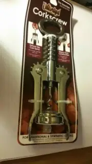 LaMi Products Standard Corkscrew Uncorked Corkscrew NEW in the package