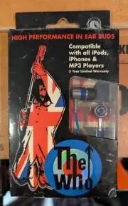 Section 8 Ear Buds with The Who logo new in box 2010