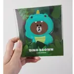 MOMOSHOP 全新正版 LINE FRIENDS 叢林系列 熊大恐龍 隨身鏡 現貨