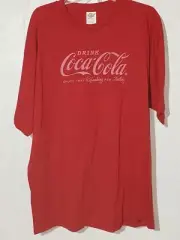 Coca-Cola Drink Coca Cola Enjoy That Refreshing New Feeling XL t-shirt Coke NEW