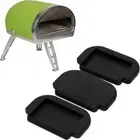 Gozney Roccbox Pizza Oven Black Rubber feet Surface Protectors black, grey