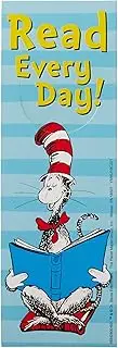 Eureka Back to School Dr. Seuss Cat in The Hat 'Read Every Day' Bookmarks for Kids 36pc, 2'' W x 6'' H