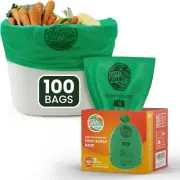 Compost Bags 3 Gallon,100 Count,Compost Food Scrap Waste Bags Fits Countertop Bi