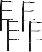 [COLLBATH] Secure Stylish Shirt Stays 4pcs Elastic Non-slip Clips Men's Women's Collar Stays Locking Mechanism