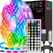10m 20m Led Strip Lights with 44 Key Remote Control 5050 RGB Tape Led Wall Room