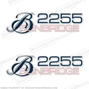 Fits Bayliner Boats Sunbridge 2255 Decals (Set of 2)