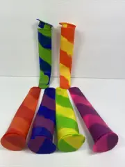 Silicone Ice Cream Mold DIY Lolly Popsicle Maker Colorful Home Kitchen