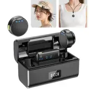 100M Wireless Microphone for Phone Professional Magnetic Lavalier Charging Box