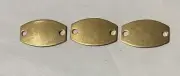 26pcs Brass Rectangular Bracelet Link with 2 holes for connecting-1 3/10" wide