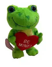 FROG Valentine's Day Singing Hallmark Plush 10" Be Mine Hearts A Hoppin' Motion