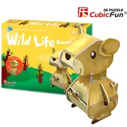 Cubic Fun Kids Kangaroo 3D Puzzle Model Building Kit