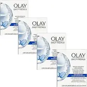 Olay Daily Deeply Clean 2-in-1 Water Activated Cleansing Face Cloths 33ct (Pack of 4)