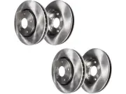 Brake Rotor Set For 17-22 Mini Cooper Clubman Countryman Base ALL4 QT72M9 (for: Mini)