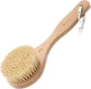 Hydrea London Dry Body Brush – Premium Exfoliating Dry Skin Brush Cactus Bristle, Vegan Dry Brush Cellulite Remover, Exfoliating Body Scrubber for Lymphatic Drainage, FSC® Certified Beechwood