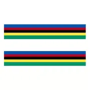 Apollo - Colored Wraps on chrome decals - old school bmx