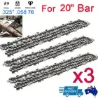 3X Chainsaw Guide Bar Chain 20" Inch Fit Baumr-AG/BBT/BAUS/RAIDEN/MTM 0.325 76DL
