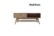 CR Vincent Solid Timber with Rattan 1 Drawer Coffee Table