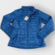 Patagonia Women's Nano Puff Insulated Jacket PrimaLoft Lagom Blue 84217 Sz Small