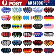 90Pcs Standard Shape PET Dart Flights Mixed Colors for Soft Tip Steel Tip Darts
