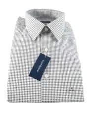 Club Room Mens Shirt New M 15 Black White Check Regular Fit