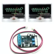 2pcs TN-90A Panel VU Meter Header DB Audio Amplifier w/ TA7318P Driver Board