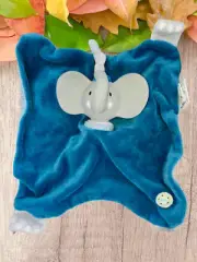 Alvin the Elephant Soft toy - Puppet Organic Natural Rubber Head for Kids