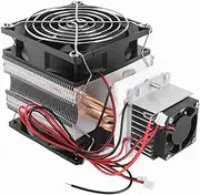 Compact Refrigeration Cooler with Semiconductor Cooling System, 12V 6A 72W, Easy Installation, Sturdy ABS and Aluminium Alloy, Efficient Heat Dissipation for Small Spaces