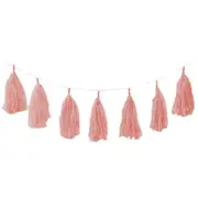 Five Star Party Co Paper Tassel Garland Kit 12 Pack - Rose
