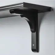 Set Of 2 New IKEA Wall Brackets RAMSHULT 504.212.44 7x8 3/4" 18x22cm Shelf Black