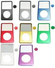 iPod Classic 6th 7th Gen Metal Faceplate + Center Button Combo