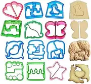 JYDirect 12 Pcs Sandwich Cutters for Kids – Bread Crust Cutters Toast Mold DIY Slicer Maker Kit Create Fun & Healthy Bento Lunch Box School Lunches in Minutes