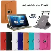 360 leather cover case stand wallet For Apple iPad mini 1 2 3 4 5 6 7.9" 8.3''