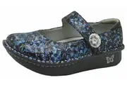 Alegria Womens Paloma Comfort Leather Casual Shoes - Blue Burst