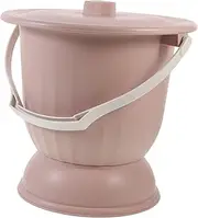 HAPINARY Portable Urine Pot with Lid Unisex Chamber Potty Urinal Durable Material Non Skid Design for Elderly Adults Easy to Clean Spittoon for Home Use