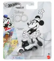 Hot Wheels Disney 100 Steamboat Minnie Character Car, 1:64 Scale Collectible...