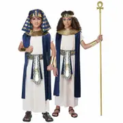 Ancient Egyptian Tunic Pharaoh Cleopatra Book Week Child Girls Boys Costume