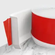 Flexible Baseboard Molding Trim 4 Inch X 20 Feet Self-Adhesive Rubber Wall Base