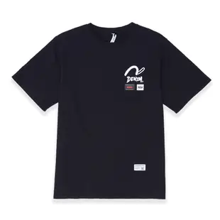 5th STREET 男裝經典LOGO短袖T恤-黑色