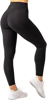 [RYDERWEAR] Women's Momentum Cross Over Scrunch Leggings (MOMSBL-BLK-XS-$p)