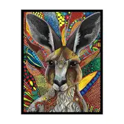 Kangaroo Framed Print Fine Art Poster Print