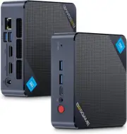 BOSGAME N100 Mini PC Intel 12Th Gen CPU 16GB DDR4 3200Mhz RAM 512GB M.2 SSD W...