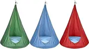 Kids Swing Hammock Pod Chair - Kids Pod Swing Seat, Folding Hanging Hammock Chair | Hanging Hammock Chair with Inflatable Pillow, Sensory Swing Chair Tent for Outdoor and Indoor