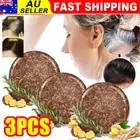 3PC Soap Cover Grey Bar Shampoo Organic Polygonum Essence Hair Darkening Shampoo