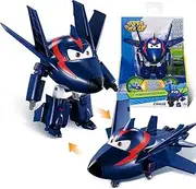 Super Wings - Transforming Agent Chase Toy Figure | Plane | Bot | 5” Scale